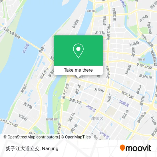 扬子江大道立交 map