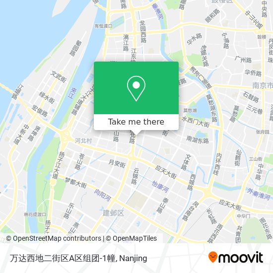 万达西地二街区A区组团-1幢 map