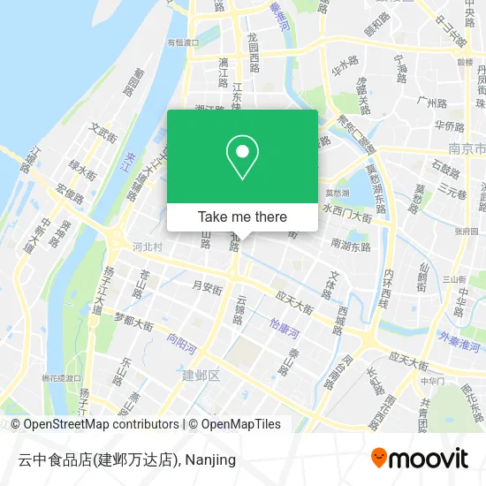 云中食品店(建邺万达店) map