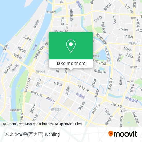 米米花快餐(万达店) map