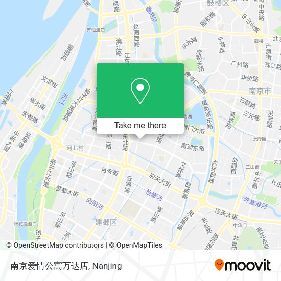 南京爱情公寓万达店 map