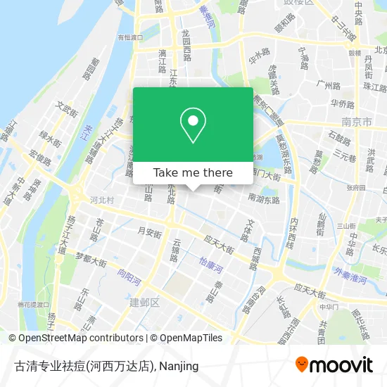 古清专业祛痘(河西万达店) map