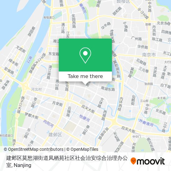 建邺区莫愁湖街道凤栖苑社区社会治安综合治理办公室 map