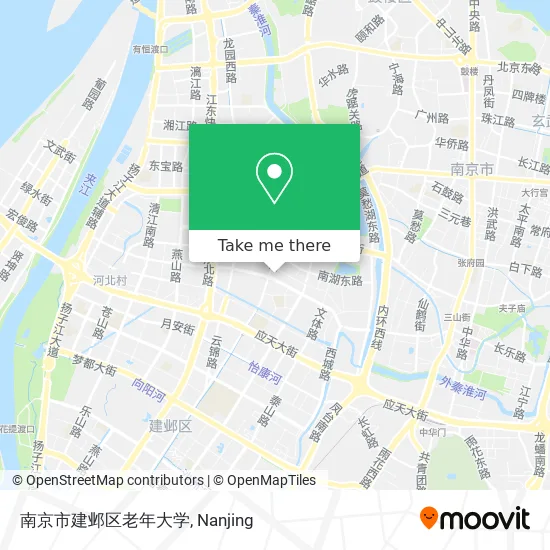 南京市建邺区老年大学 map