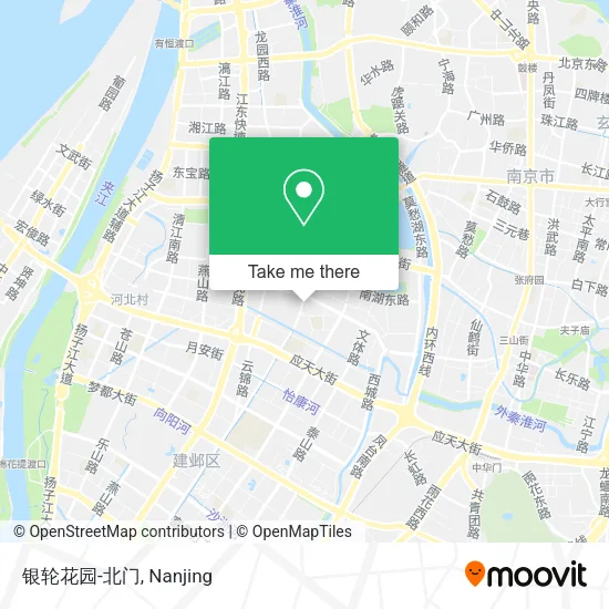 银轮花园-北门 map