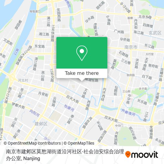 南京市建邺区莫愁湖街道沿河社区-社会治安综合治理办公室 map