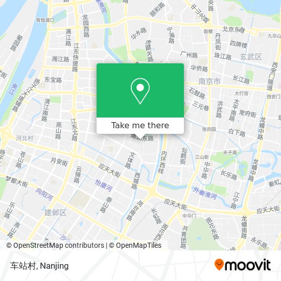 车站村 map