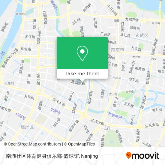 南湖社区体育健身俱乐部-篮球馆 map