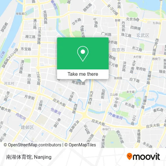 南湖体育馆 map
