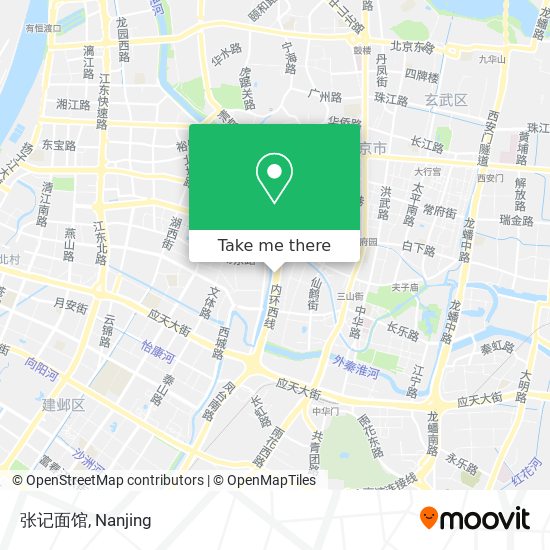 张记面馆 map