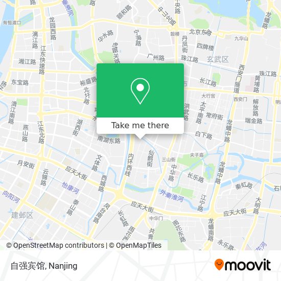 自强宾馆 map