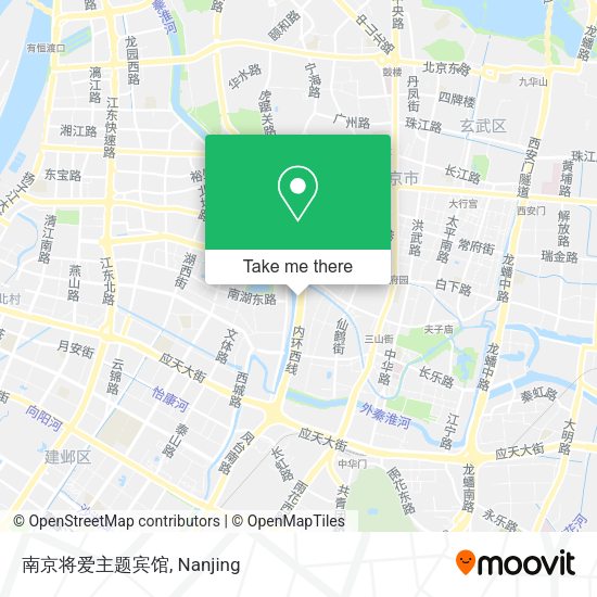 南京将爱主题宾馆 map