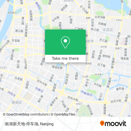 南湖新天地-停车场 map