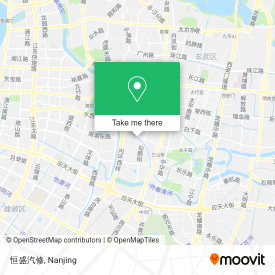恒盛汽修 map