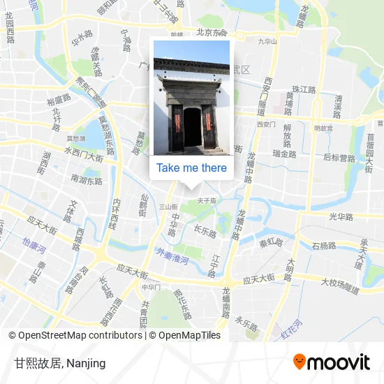甘熙故居 map
