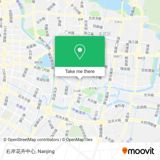 右岸花卉中心 map