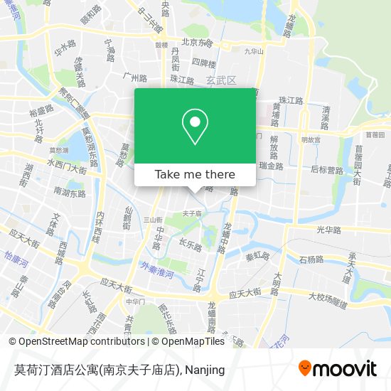 莫荷汀酒店公寓(南京夫子庙店) map