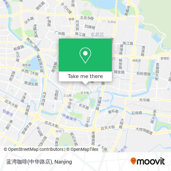 蓝湾咖啡(中华路店) map
