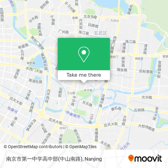 南京市第一中学高中部(中山南路) map