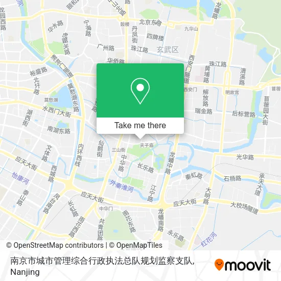 南京市城市管理综合行政执法总队规划监察支队 map