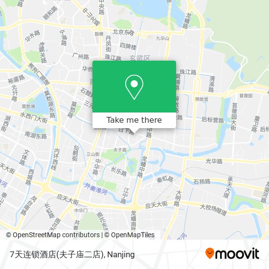 7天连锁酒店(夫子庙二店) map