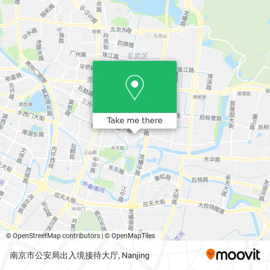 南京市公安局出入境接待大厅 map
