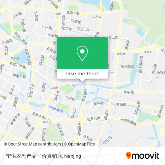 宁供农副产品平价直销店 map