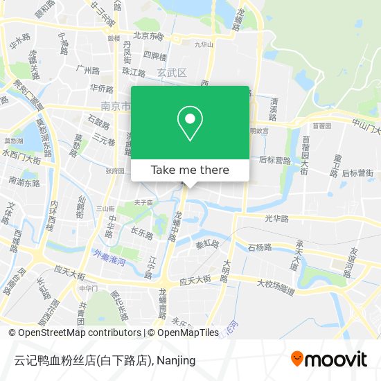云记鸭血粉丝店(白下路店) map