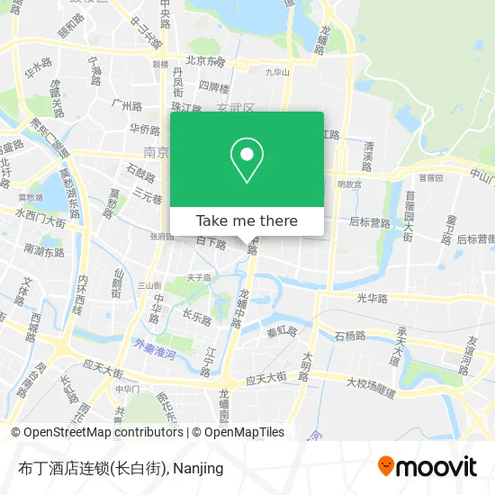布丁酒店连锁(长白街) map