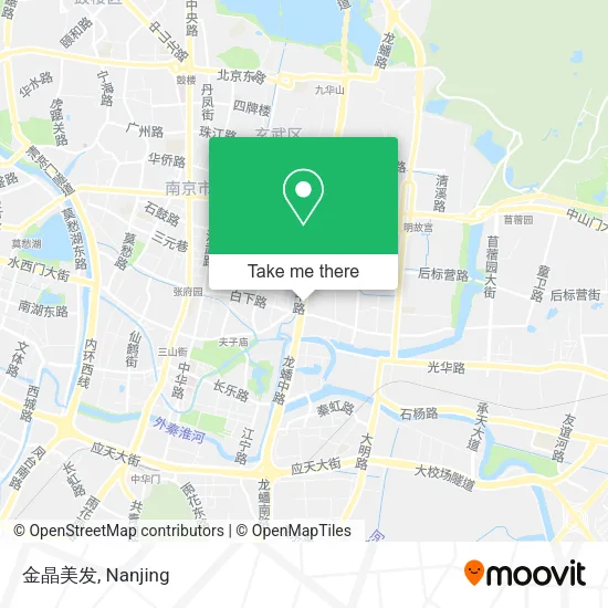 金晶美发 map