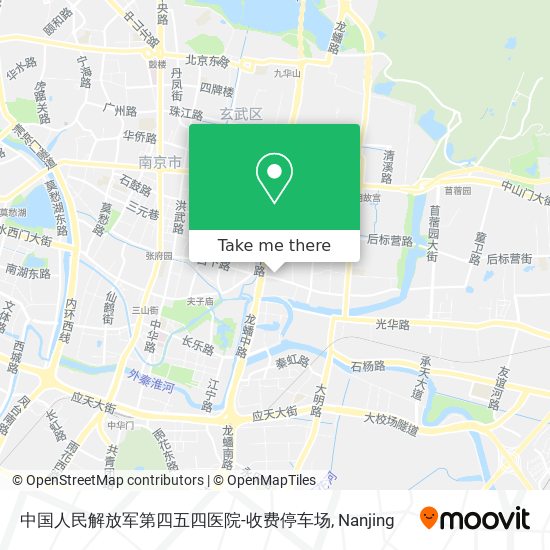 中国人民解放军第四五四医院-收费停车场 map