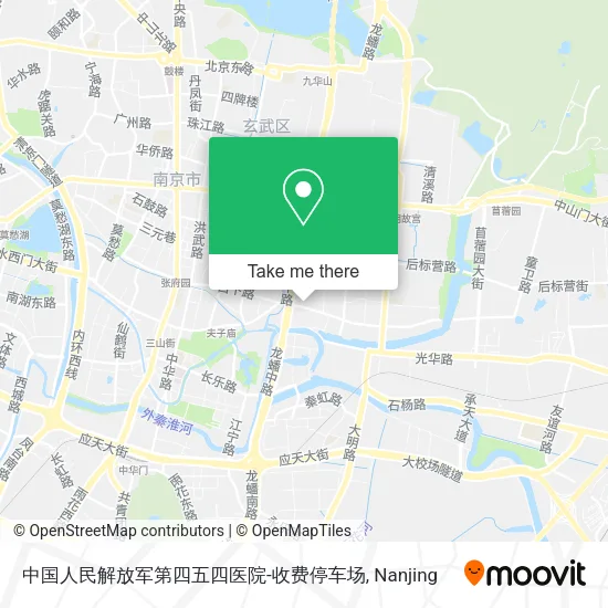 中国人民解放军第四五四医院-收费停车场 map