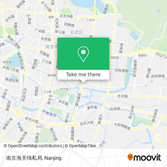 南京海关缉私局 map