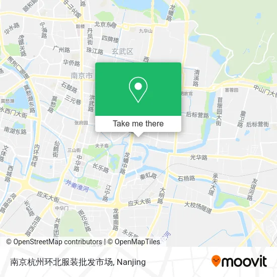 南京杭州环北服装批发市场 map