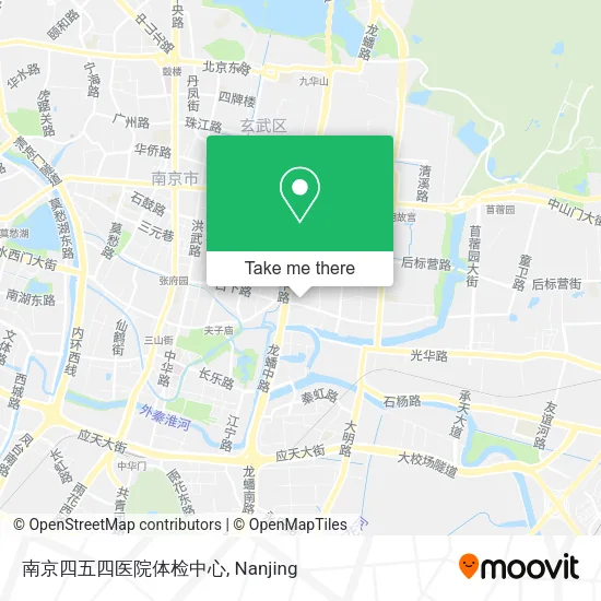 南京四五四医院体检中心 map