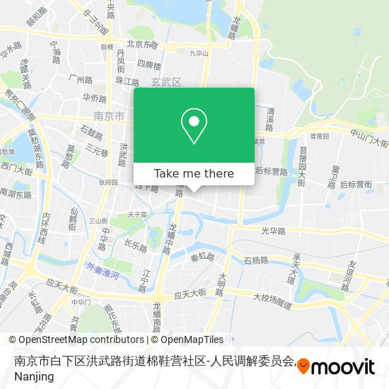 南京市白下区洪武路街道棉鞋营社区-人民调解委员会 map