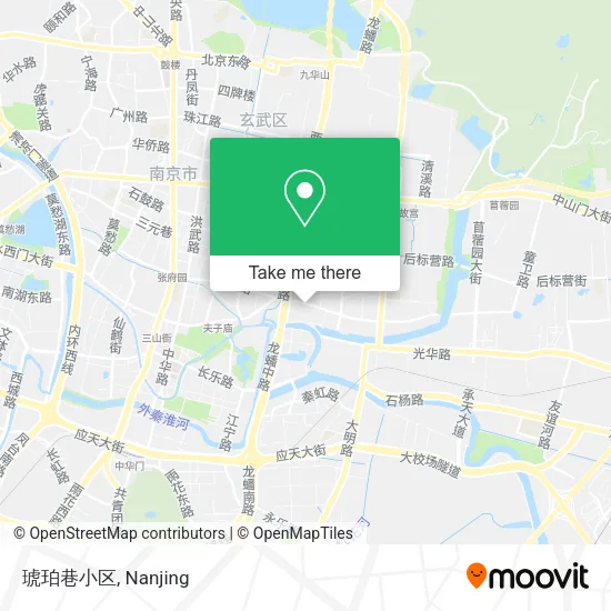 琥珀巷小区 map