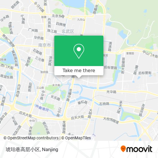 琥珀巷高层小区 map