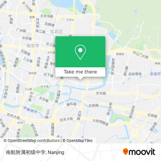 南航附属初级中学 map