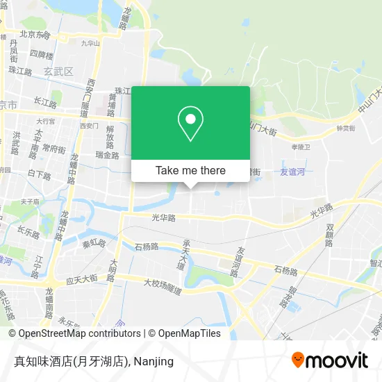 真知味酒店(月牙湖店) map