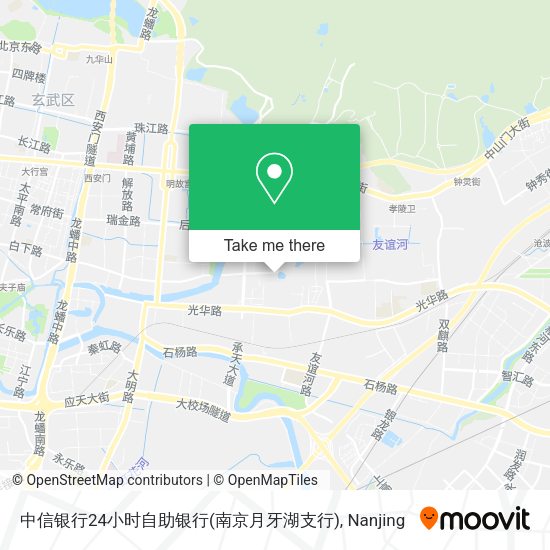 中信银行24小时自助银行(南京月牙湖支行) map
