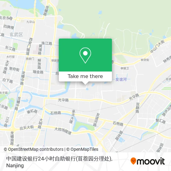 中国建设银行24小时自助银行(苜蓿园分理处) map