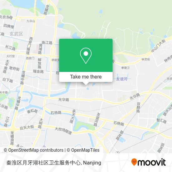 秦淮区月牙湖社区卫生服务中心 map
