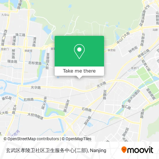 玄武区孝陵卫社区卫生服务中心(二部) map