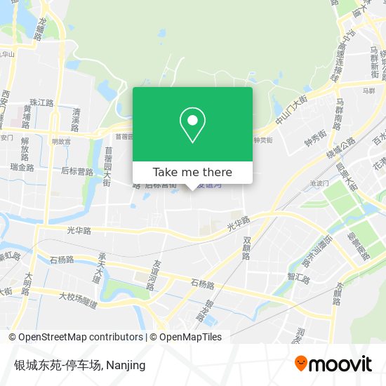 银城东苑-停车场 map