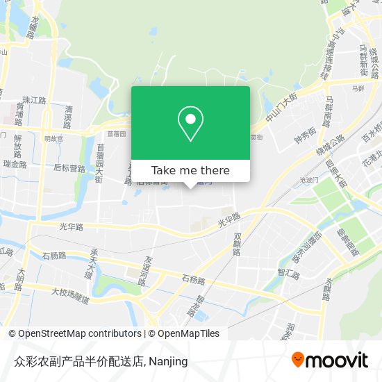 众彩农副产品半价配送店 map