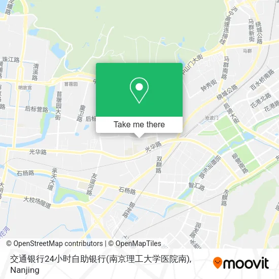 交通银行24小时自助银行(南京理工大学医院南) map