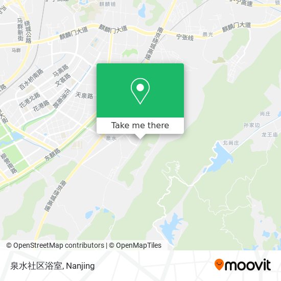 泉水社区浴室 map
