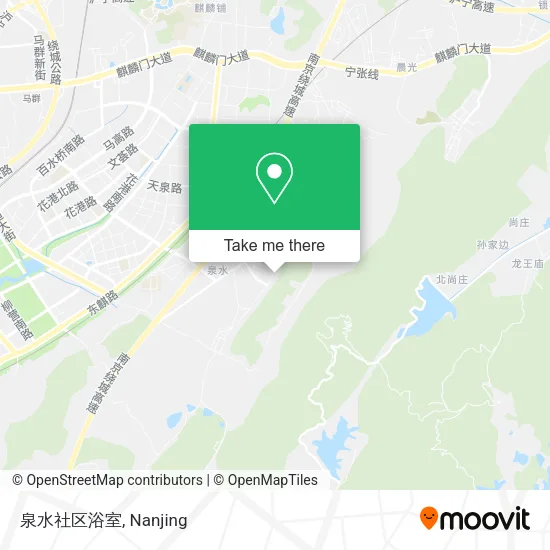 泉水社区浴室 map