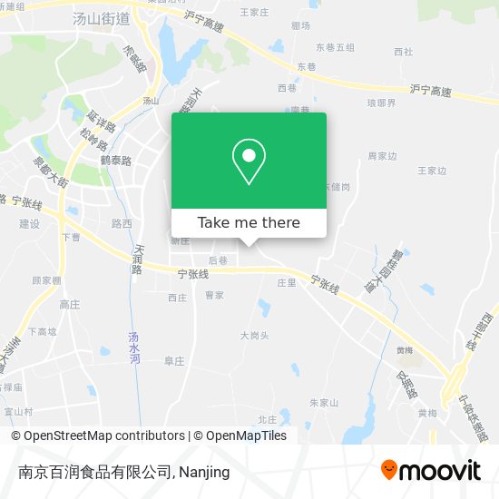 南京百润食品有限公司 map